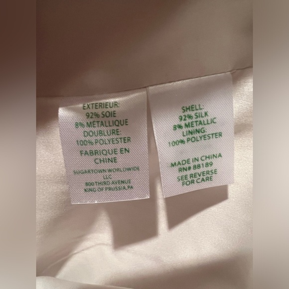 LILLY PULITZER | Belle Flounce Coconut Fish Clip Chiffon silk dress gold size 2 - Picture 7 of 9